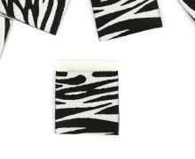 1 Label - Zebra - Weiß/Schwarz - Anlukaa