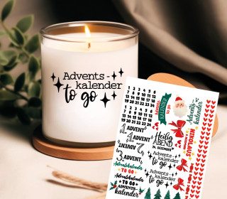 Rub-On Sticker - Adventskalender To Go - Tante Henni Rub-Ons - vielfältig nutzbar