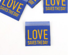 1 Label - LOVE SAVES THE DAY - Blau