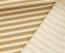 Seemannssweat - Leicht Angeraut - Yarn Dyed Stripes - Meliert - Warmweiß/Beige