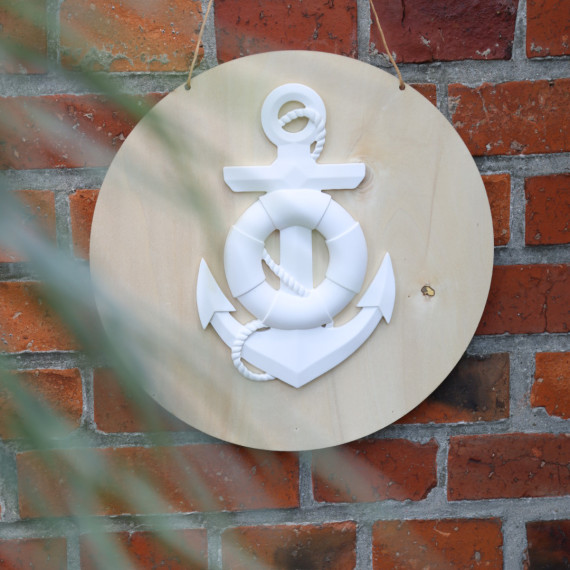 Silikon - Gießform - Anker - maritim - mit Rettungsring - Anker 1 - vielfältig nutzbar