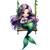 DreamyMermaidHellblauRosaGruen