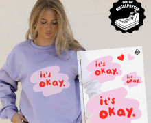 Onkel Bo's Bügelbilder - DIN A4 - It's Okay - BIG