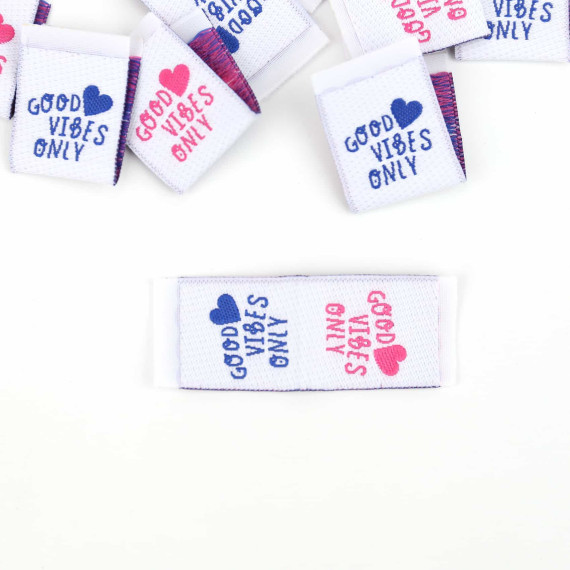 1 Label - GOOD VIBES ONLY - Weiß