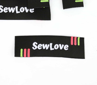 1 XL Label - SewLove - Schwarz