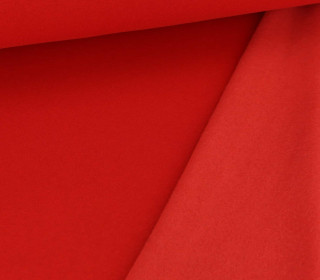 Kuschelsweat - Uni - Rot
