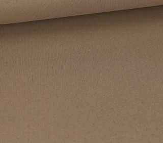 Lochstrick - Baumwolle - Quadrate - Taupe