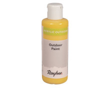 Acrylfarbe - 80ml - Outdoor - Wasserbasis - Rayher - Sonnengelb