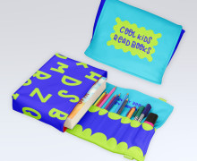 DIY-Nähset - Buch-Organizer - Cool Kids - Lausemia Design Studio - Softshell - abby and amy