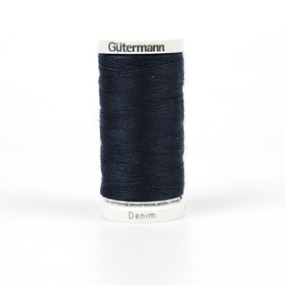 1 Spule Jeansfaden Denim - Reißfest - Gütermann creativ - 100m - Schwarzblau