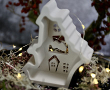 Silikon - Gießform - Grusel Lichthaus - Nr. 2 - Halloween - vielfältig nutzbar