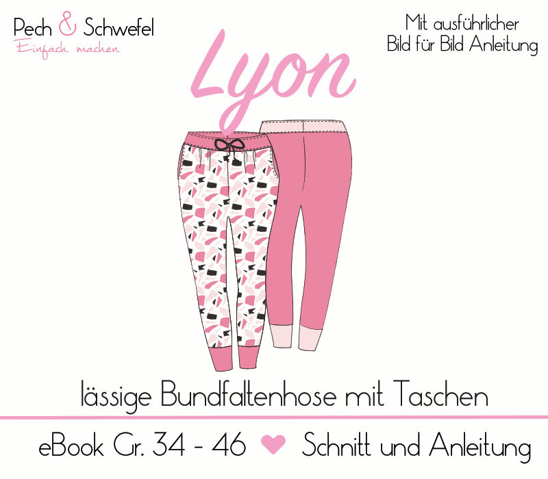 Ebook - Hose LYON - Größe 34 bis 46 von Pech und Schwefel