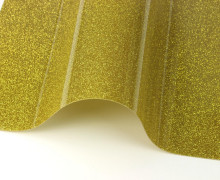 A4 ExtraBling - Bügelfolie - Glitzereffekt - Gelb