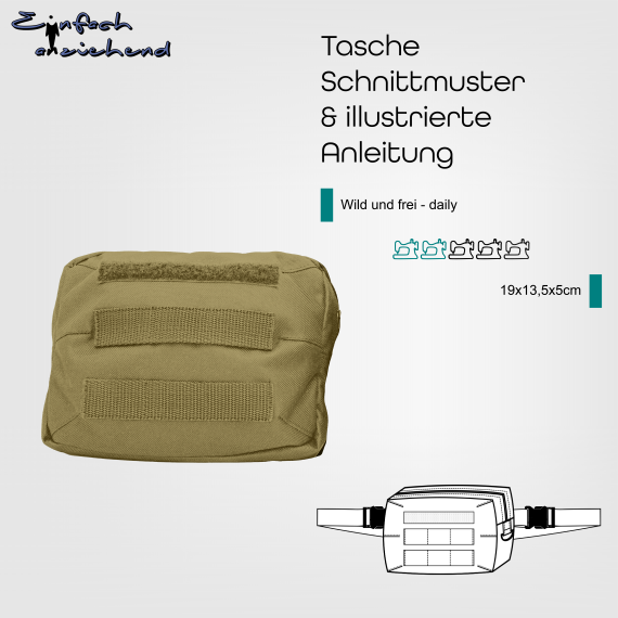 Tasche - Wild und frei daily