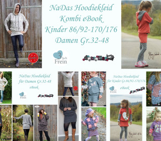 eBook Nadas Kombihoodiekleid Gr. 86/92-170/176 und Gr.32-48