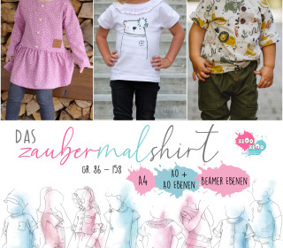 Zauber - mal - Shirt Schnittmuster mit Beamerdatei