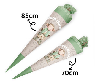 DIY-Nähset Schultüte - Konfigurator - Entdecker - Velvet - personalisiert