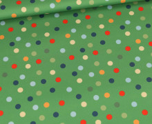 Outdoorstoff - The Little Joys - Punkte - Grün - abby and amy