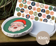 Outdoorstoff - Yuletide Memories - Inlays für Silikon - Dekoteller - Tablett - Klein - Lausemia Design Studio - abby and amy