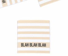 1 XXL Label - BLAH BLAH BLAH - Beige/Weiß - Anlukaa