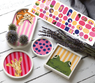 Outdoorstoff - Tierisch Bunt - Inlays für Silikon - Probierset - Andrea Liesert - abby and amy