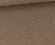 Bündchen - Glattes Bündchen - Schlauchware - Uni - Braun Meliert