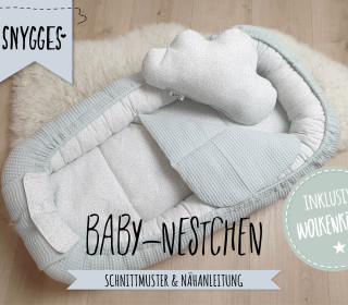 Baby-Nestchen und Wolkenkissen - Schnittmuster und Anleitung