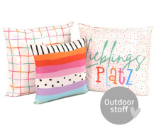 Kissenstoff - DIY - Kissen-Set - Lieblingsplatz - Outdoorstoff - abby and amy