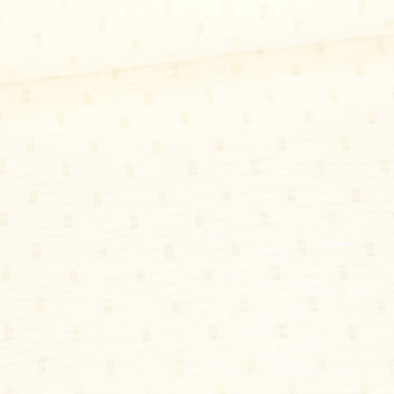Musselin - Muslin - Schnuffeltuch - Windeltuch - Goldstreifen Rechtecke - Warmweiß