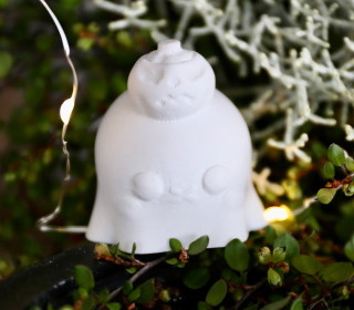 Silikon - Gießform - Mini Gespenst - Geist - Kürbis - auch für Kerzenwachs - vielfältig nutzbar