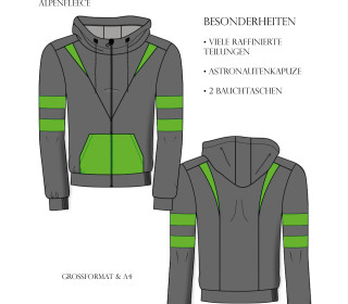 Männersweatjacke Lennox Gr.S-3XL