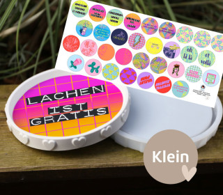 Outdoorstoff - Kunterbunt - Inlays für Silikon - Dekoteller - Tablett - Klein - Lausemia Design Studio - abby and amy