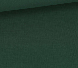 Musselin - Muslin - Double Gauze - Uni - Moosgrün