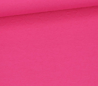 Bio-Knötchen Jacquard - Jacquard Jersey - Friendship Dotties - Love Letters - Pink - Hamburger Liebe