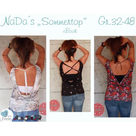 Ebook - NaDa´s "Sommertop" - Gr.32-48