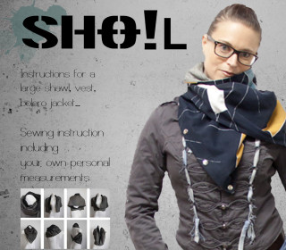 SHO!L - Instructions for a large shawl, vest, bolero jacket....