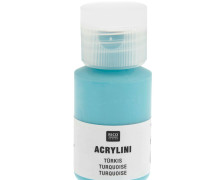 Acrylfarbe - Acrylini - 22ml - Matt - Geruchsarm - Rico Design - Türkis