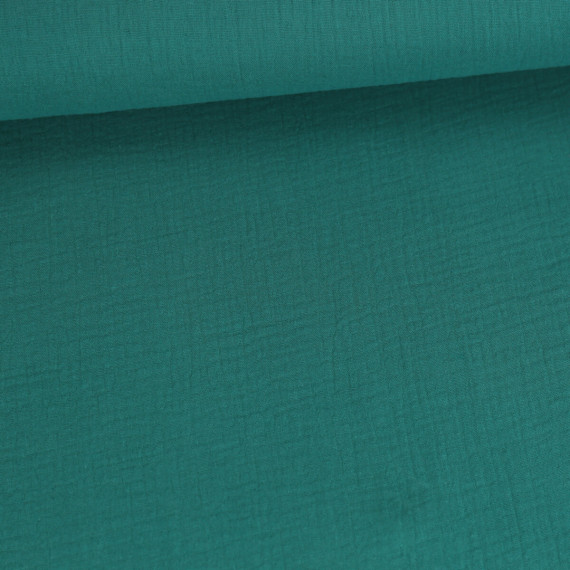 Musselin - Muslin - Uni - Schnuffeltuch - Windeltuch - 150g - Opalgrün