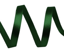 1 Rolle Satinband - 22,5m  - Dunkelgrün - Schleifenband - Zierband - 6mm - Uni