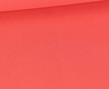 ANGEBOT - Glattes Bündchen - Uni - Schlauchware - Koralle