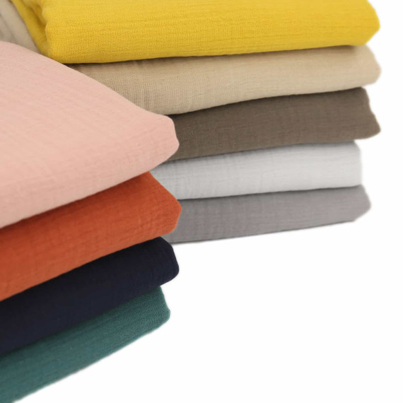 Musselin - Muslin - Double Gauze - Extrabreit - 240cm - Uni - Petrol - Schnuffeltuch - Windeltuch