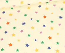 Sommersweat - Simple Shapes - Stars - Ecru - Bio Qualität - abby and me