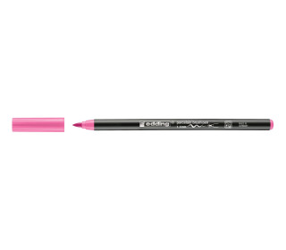 1 Porzellan-Pinselstift - Pinselspitze 1-4mm - edding 4200 - Rosa (col. 9)