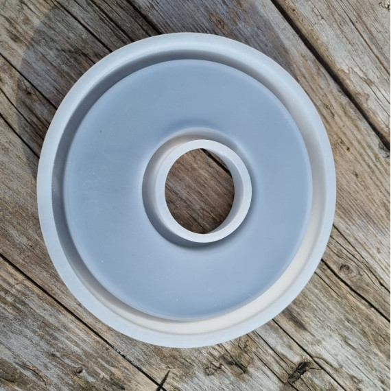 Silikon - Gießform - Dekotablett - Ring - KLEIN - vielfältig nutzbar