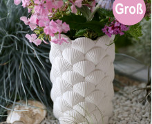 Silikon - Gießform - Muschelvase - Dekovase - Groß - vielfältig nutzbar