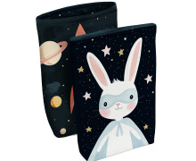 DIY-NÄHSET - Buchtasche - Rakete & Superheld Hase - Softshell - abby and amy