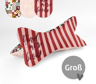 DIY-Nähset - Leseknochen - Groß - Read More Books - Velvet - abby and amy