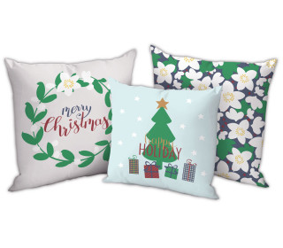 Kissenstoff - DIY - Kissen-Set - Happy Holiday - Velvet - Irene Pacha - abby and amy