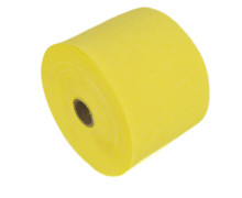 Floristenkrepp - Blumenkrepp - Krepppapier - 1 Band - 10cm x 25m - uni - Hellgelb