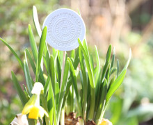 Silikon - Gießform - Blumenstecker - Anhänger - Deko - Muster - Nr. 41 - vielfältig nutzbar